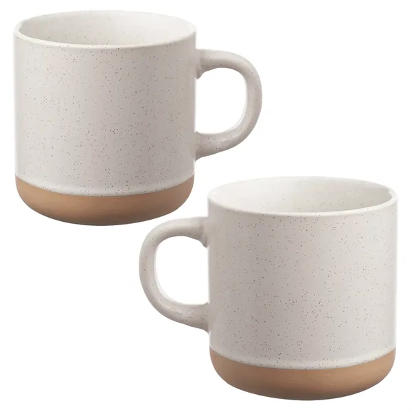 11 oz speckled clay coffee mug plus 1 color silkscreen imprint... from ASI 37218 Athena Promo (tm)