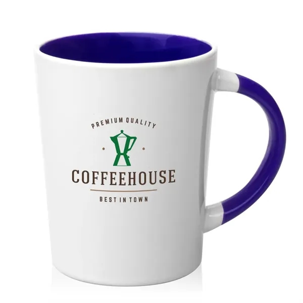 13 oz. two-tone latte mug with handle that matches color on... from ASI 39552 BEL Promo