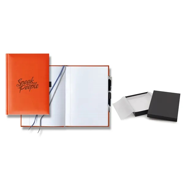 Tucson Grande Lined White Page Journal Gift Set... from ASI 68507 The Magnet Group / Castelli