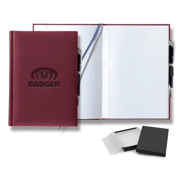 Tucson Grande Lined White Page Journal Gift Set... from ASI 68507 The Magnet Group / Castelli