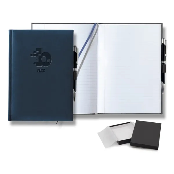 Tucson Grande Lined White Page Journal Gift Set... from ASI 68507 The Magnet Group / Castelli