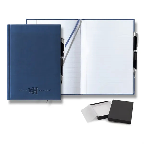 Tucson Grande Lined White Page Journal Gift Set... from ASI 68507 The Magnet Group / Castelli