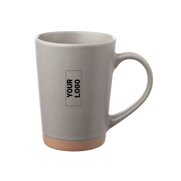 Clay coffee mug with speckle accents of 16 oz. capacity plus... from ASI 37218 Athena Promo (tm)