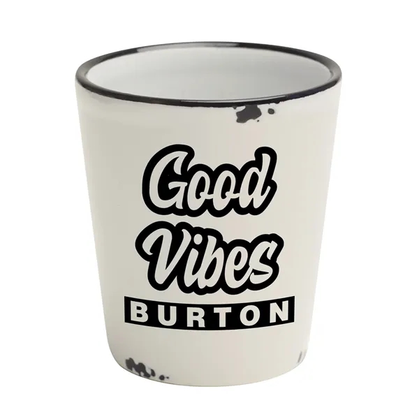 2 oz. Stoneware shot glass.... from ASI 44900 NC Custom (CI/Lanco) / Lanco