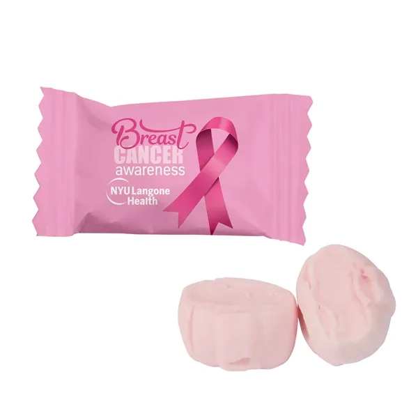 4 Color Process Wrapped Pink Buttermints... from ASI 44900 NC Custom (CI/Lanco) / Chocolate Inn