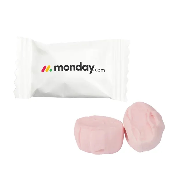 4 Color Process Wrapped Pink Buttermints... from ASI 44900 NC Custom (CI/Lanco) / Chocolate Inn