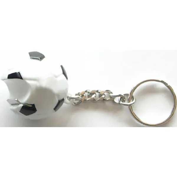 This soccer ball keychain doubles as a bottle opener, blending style... from ASI 74585 Nu Promo International / Nu Promo Line