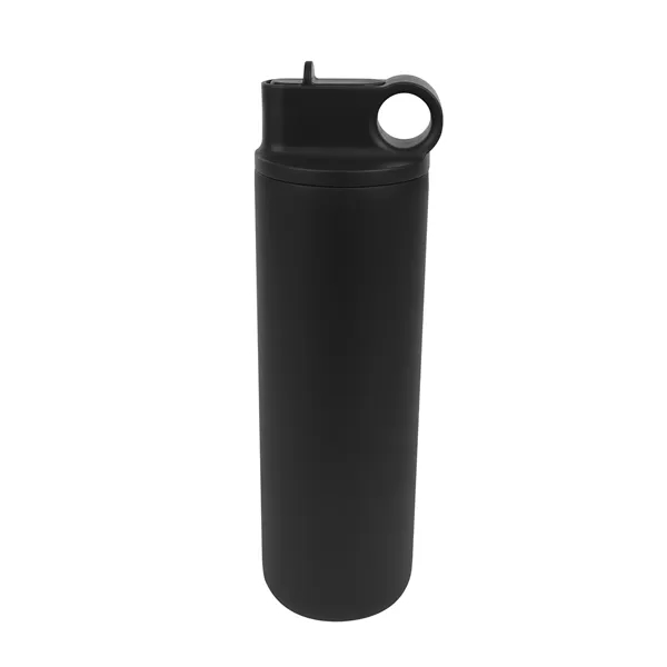 27 oz. stainless steel bottle with double wall construction, spill-resistant flip... from ASI 61125 Hit Promotional Products / Hit®