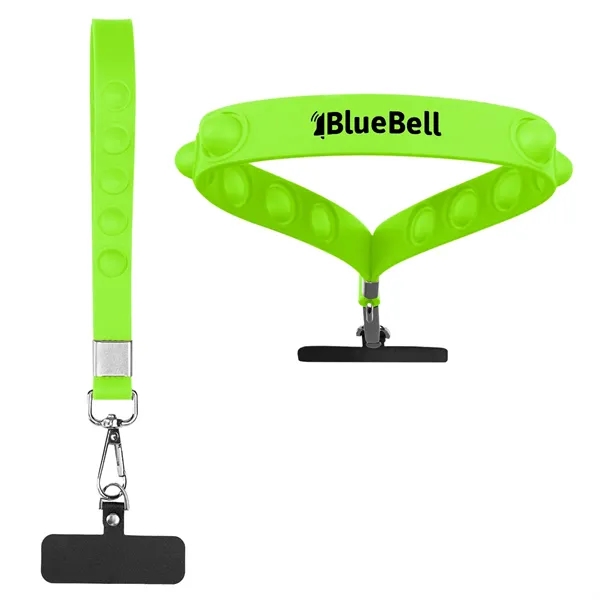 Push-pop phone tether wristlet.... from ASI 61125 Hit Promotional Products / Hit®