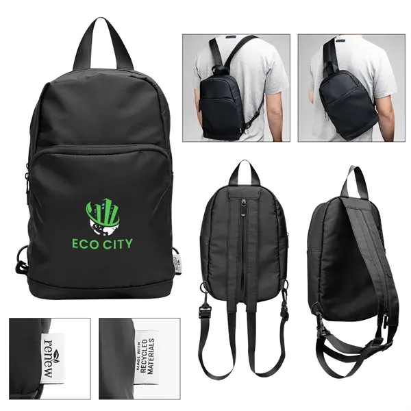 3" x 12" x 8" rPET convertible backpack and sling bag.... from ASI 61125 Hit Promotional Products / Hit®