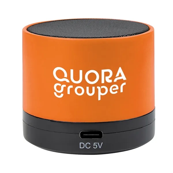 Cylinder shaped speaker with wireless Bluetooth technology.... from ASI 61125 Hit Promotional Products / Hit®