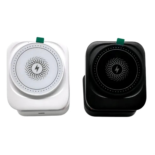 3 in 1 foldable wireless fast charger plus 1C1P silkscreen or... from ASI 37218 Athena Promo (tm)