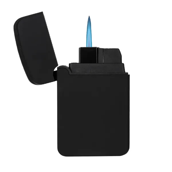 Matte black jet torch flameless lighter plus 1 color silkscreen imprint... from ASI 37218 Athena Promo (tm)