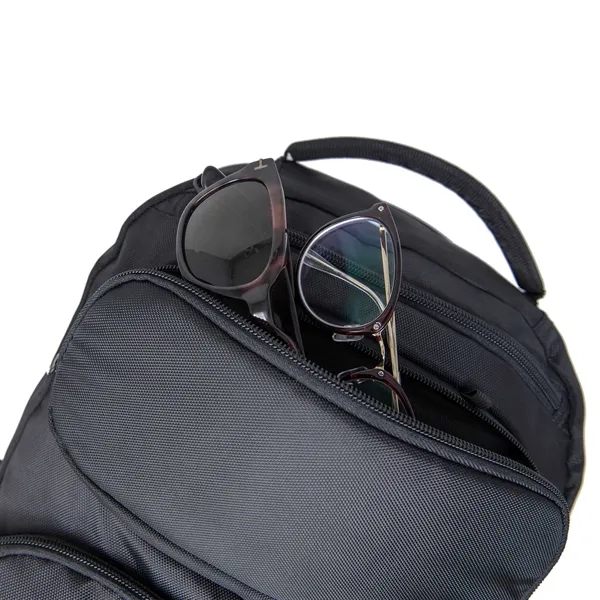 A smart 15" laptop backpack bag that's fashionable, durable, and practical... from ASI 61966 HPG / OrigAudio