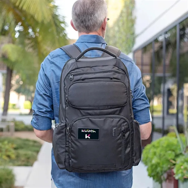 A smart 15" laptop backpack bag that's fashionable, durable, and practical... from ASI 61966 HPG / OrigAudio