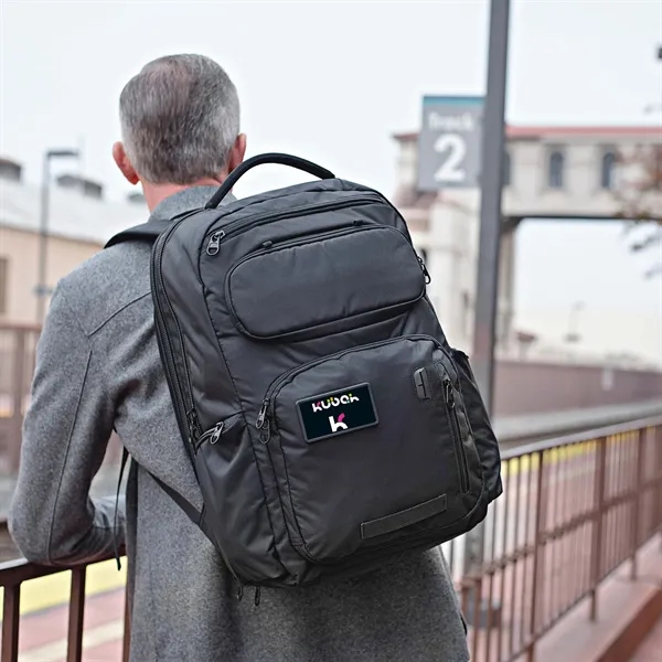 A smart 15" laptop backpack bag that's fashionable, durable, and practical... from ASI 61966 HPG / OrigAudio