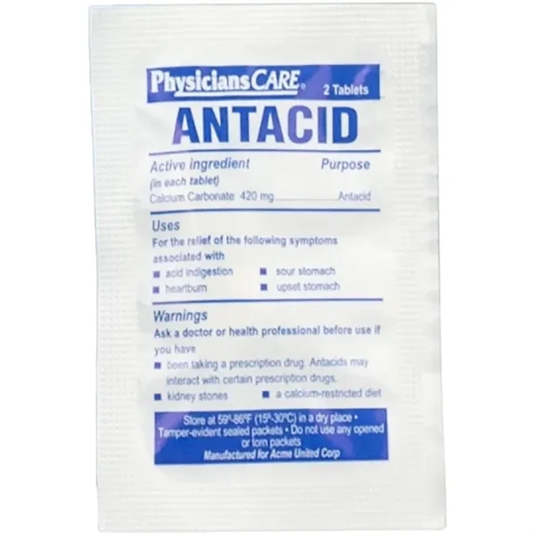 Antacid packet with calcium carbonate.... from ASI 84514 Safety Made