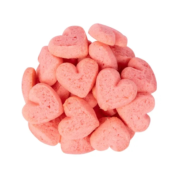 2 oz. mini strawberry heart cookies digibag. Approximately 12 cookies per... from ASI 44900 NC Custom (CI/Lanco) / Chocolate Inn