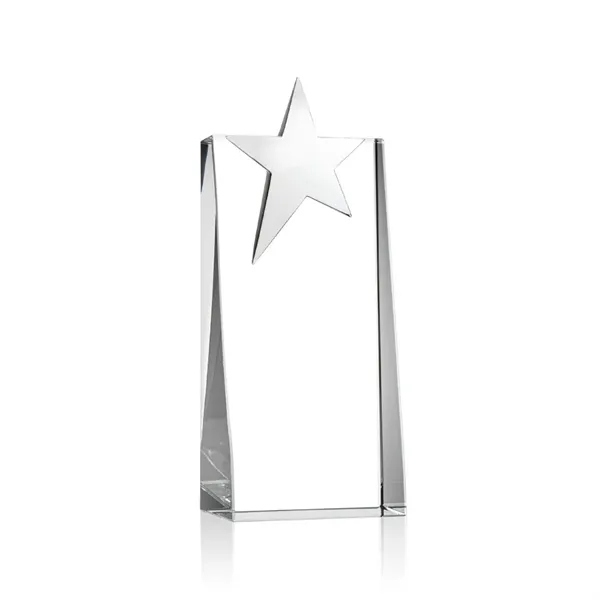 Optical crystal tower award topped with a chrome star.... from ASI 84592 St Regis Group / St Regis