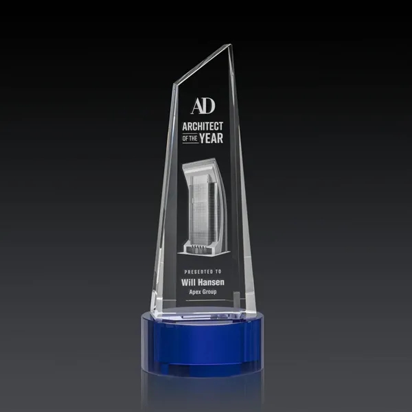 This stunning trapezoidal tower 3D Award is anchored with a thick... from ASI 84592 St Regis Group / St Regis