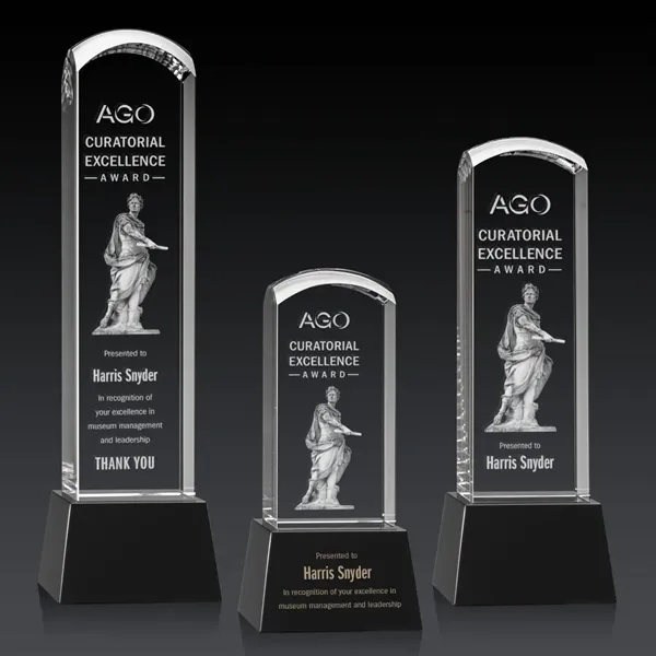 Silkwood 3D Award on Base - Black... from ASI 84592 St Regis Group / St Regis