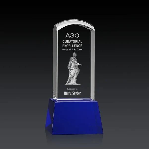 Silkwood 3D Award on Base - Blue... from ASI 84592 St Regis Group / St Regis