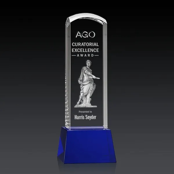 Silkwood 3D Award on Base - Blue... from ASI 84592 St Regis Group / St Regis