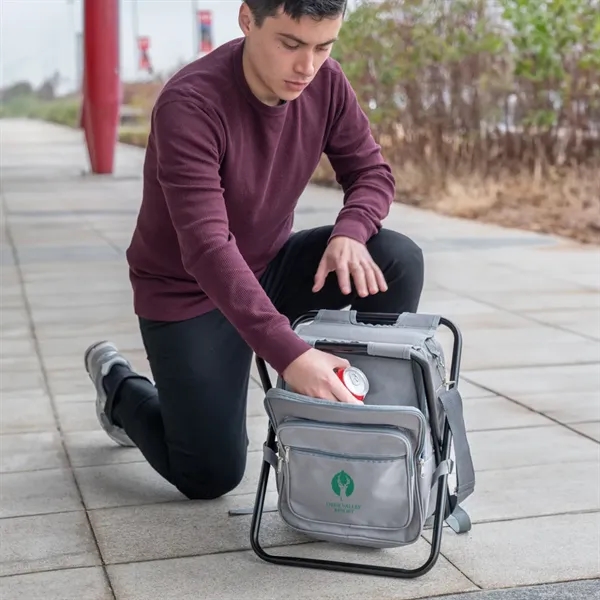The Riverbend Foldable Cooler Bag & Chair is the ultimate companion... from ASI 84592 St Regis Group