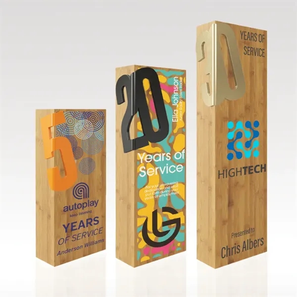 Shine bright with attractive, energetic and engaging accents! Style your award... from ASI 93986 Visions/Awardcraft