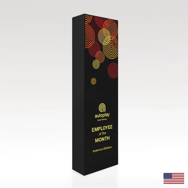 Shine bright with attractive, energetic and engaging accents! Style your award... from ASI 93986 Visions/Awardcraft