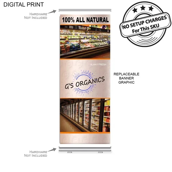Replacement Graphics, 33.5x79, for Premium Retractable Banner... from ASI 53509 FIEL-Fairdeal Import & Export / FIEL