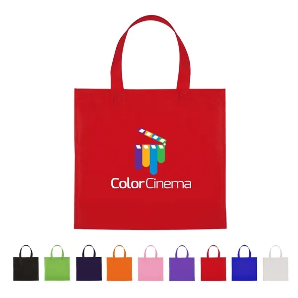 10.63" x 11" tote bag made of 80 gram non-woven material... from ASI 63549 Jornik Manufacturing Corp