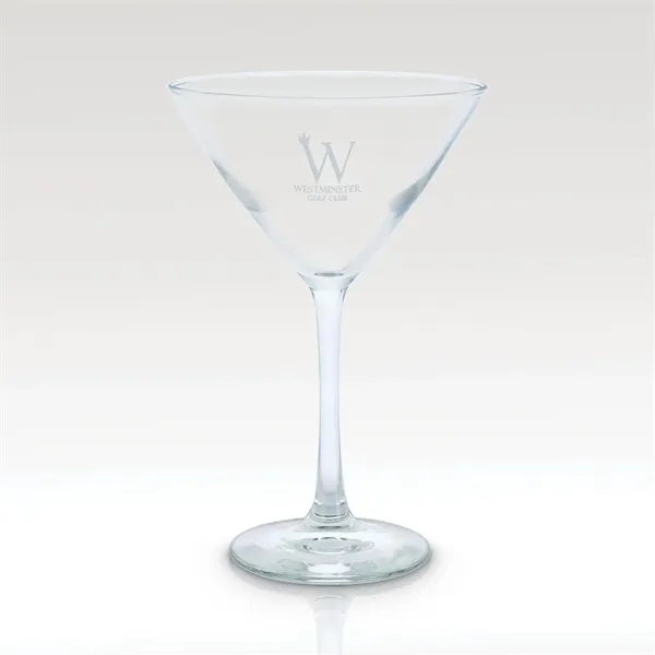 10 oz. martini glass that stands 7 1/4" tall.... from ASI 93986 Visions/Awardcraft / Visions Awards