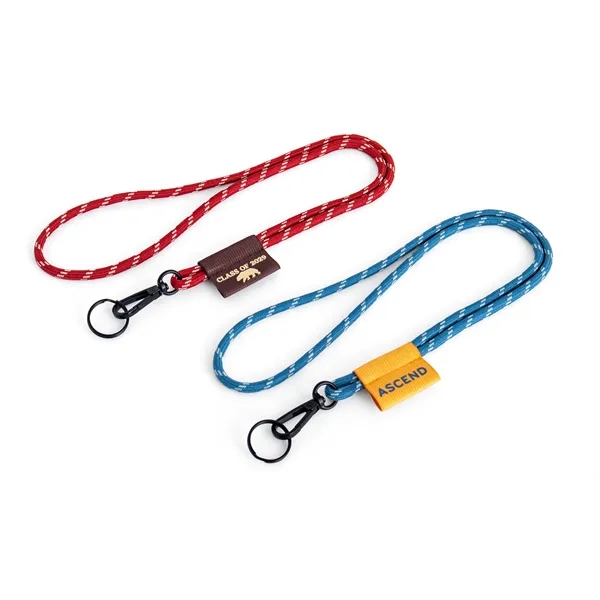 Choice of PMS-Matched Solid Color or Two-Tone Patterns Cord Lanyard, Includes... from ASI 45657 Pop! Promos