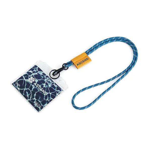 Choice of PMS-Matched Solid Color or Two-Tone Patterns Cord Lanyard, Includes... from ASI 45657 Pop! Promos