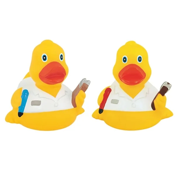 Rubber Medical Related Rubber Ducks. Floatable rubber toy. Promotes health field.... from ASI 57705 Goodview Industries Co Inc / Goodview Industries