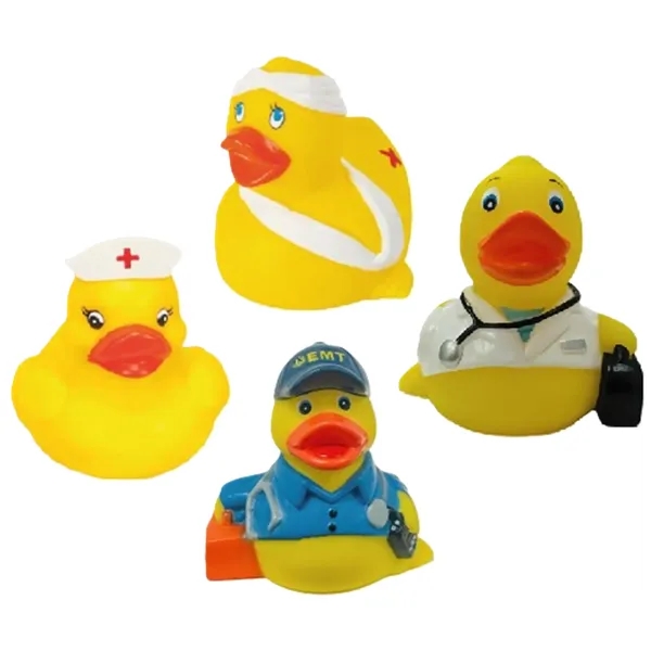 Rubber Medical Related Rubber Ducks. Floatable rubber toy. Promotes health field.... from ASI 57705 Goodview Industries Co Inc / Goodview Industries
