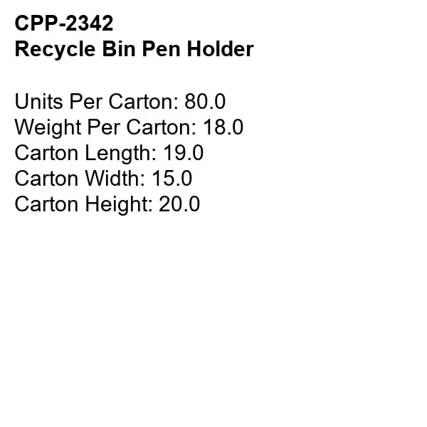 Recycle Bin Pen Holder... from ASI 30208 A P Specialties / AP Specialties