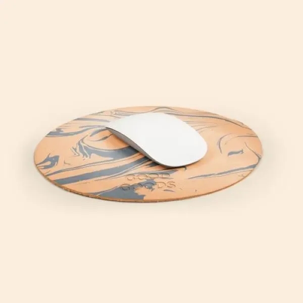 This 8" diameter leather mousepad offers a smooth, durable surface for... from ASI 74710 Numo
