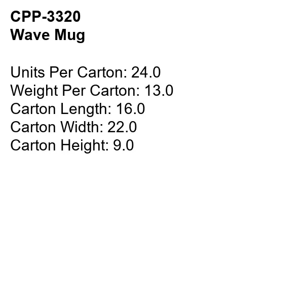 Wave Mug... from ASI 30208 A P Specialties / AP Specialties