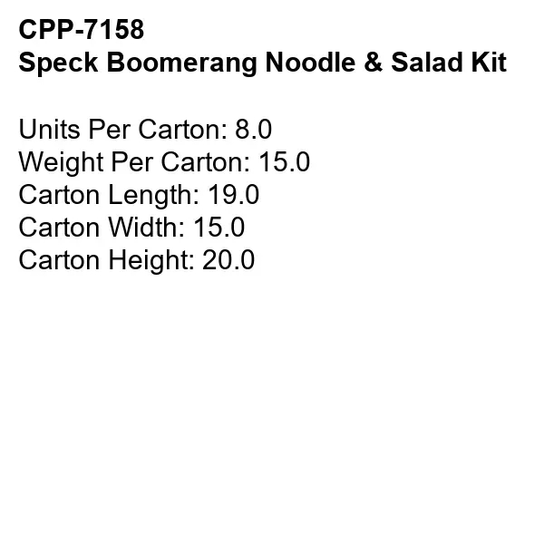 Speck Boomerang Noodle & Salad Kit... from ASI 30208 A P Specialties / AP Specialties