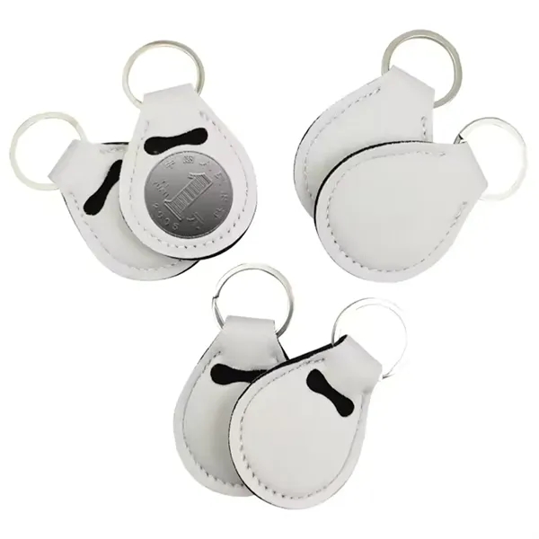 Coin quarter holder keychain made of neoprene with sublimation printing, supporting... from ASI 37218 Athena Promo (tm)