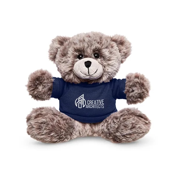 8.5" x 7.5" x 3.75" 100% polyester plush teddy bear with... from ASI 34063 alphabroder