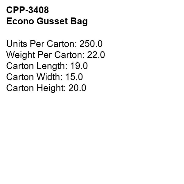 ECONO GUSSET BAG... from ASI 30208 A P Specialties / AP Specialties