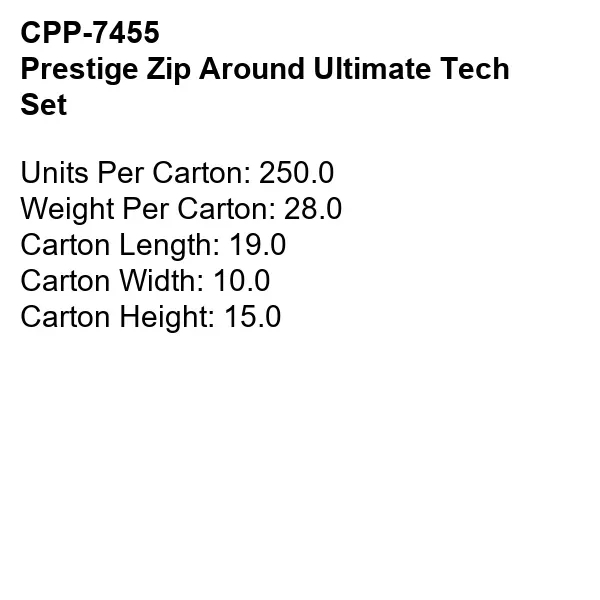 Prestige Zip Around Ultimate Tech Set... from ASI 30208 A P Specialties / AP Specialties