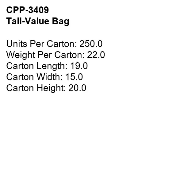 TALL-VALUE BAG... from ASI 30208 A P Specialties / AP Specialties