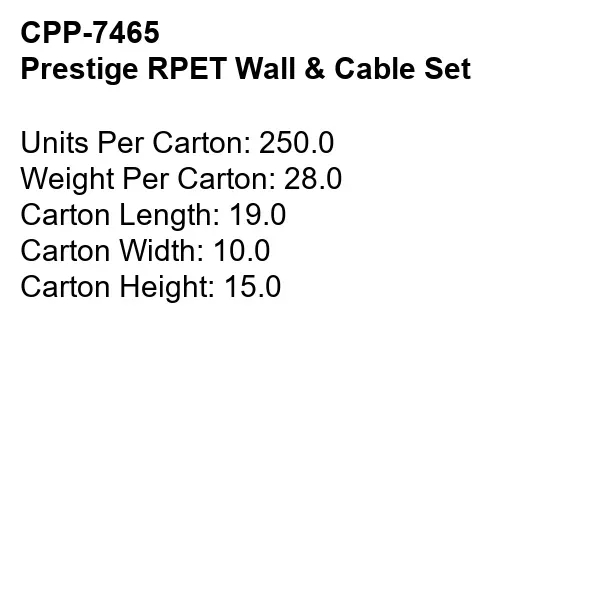 Prestige Wall & Cable Set... from ASI 30208 A P Specialties / AP Specialties