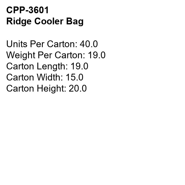 Ridge Cooler Bag... from ASI 30208 A P Specialties / AP Specialties