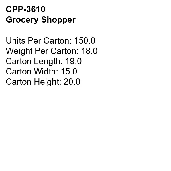 Grocery Shopper Bag... from ASI 30208 A P Specialties / AP Specialties