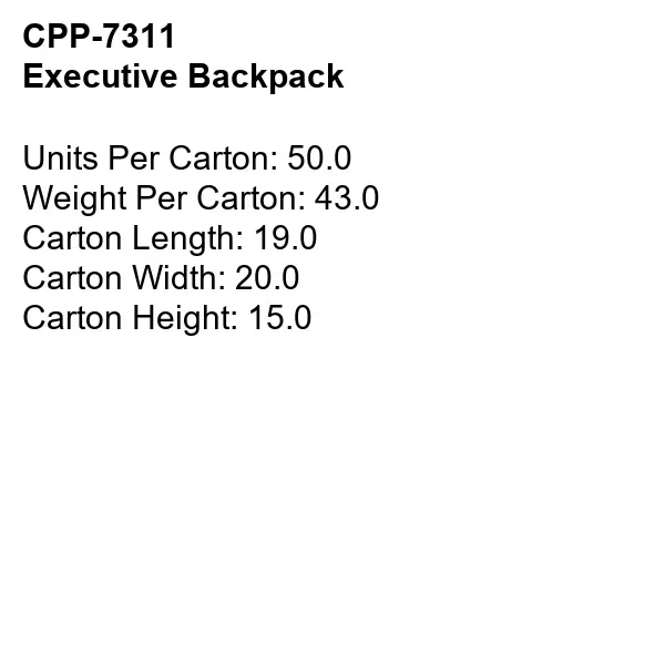 Executive Backpack... from ASI 30208 A P Specialties / AP Specialties